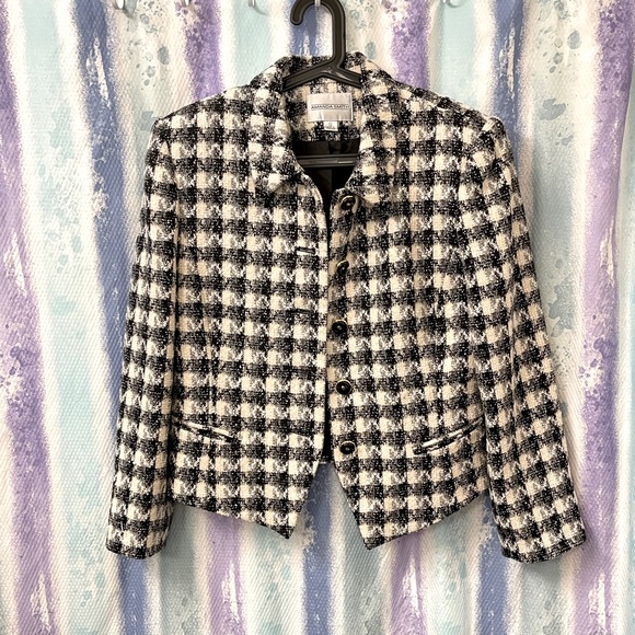 Amanda Smith size 14 black and white blazer jacket - Picture 2 of 11